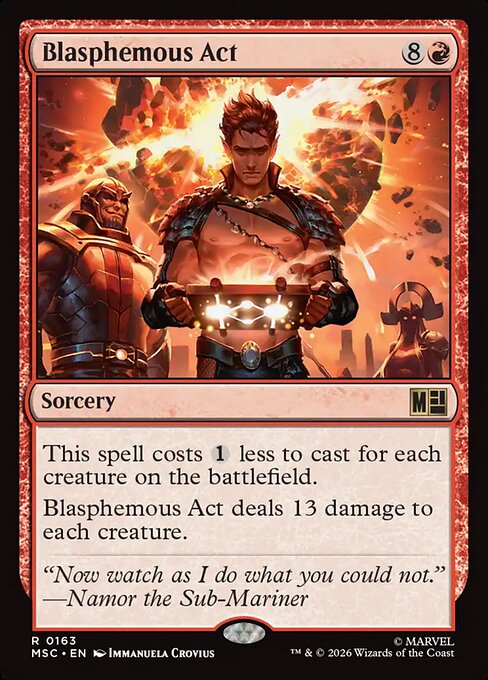 Carta Magic Blasphemous Act