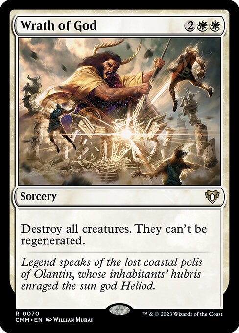 Carta Magic Wrath of God