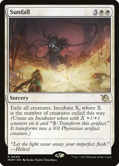 Carta Magic Sunfall