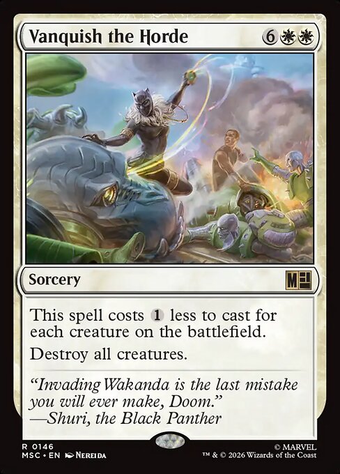 Carta Magic Vanquish the Horde