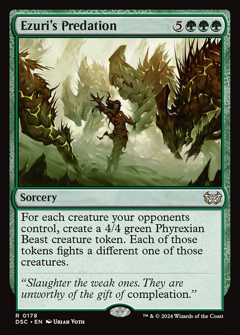 Carta Magic Ezuri's Predation
