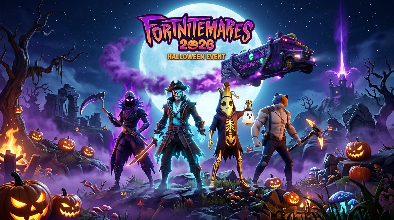 Tudo o que sabemos sobre o evento Fortnitemares 2026 na Epic Games