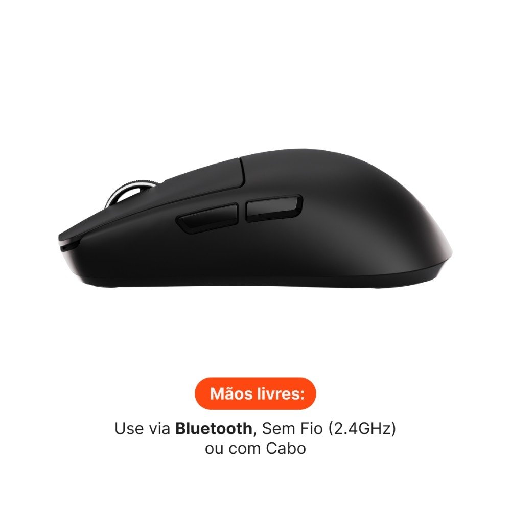 Mouse Gamer Sem Fio Husky Cold Blood HMS001 com Sensor Pixart 3950 e 8000Hz