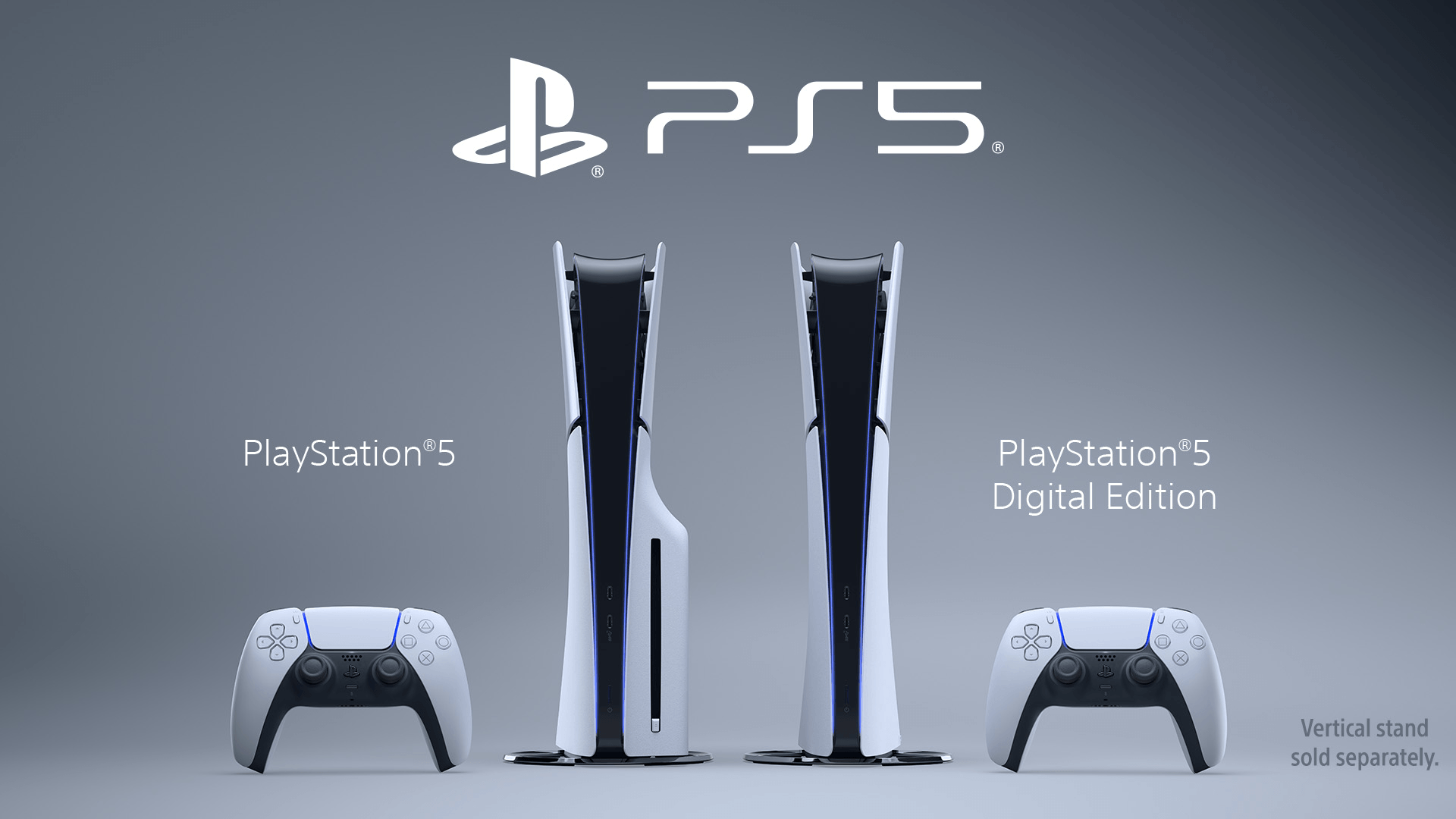 PlayStation 5 Slim com leitor de disco destacável e modelo digital